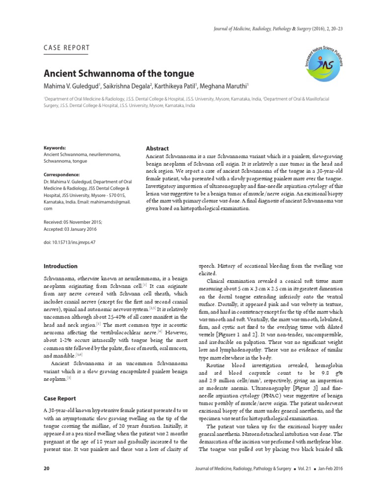 47 Case Report Neoplasms Medical Ultrasound