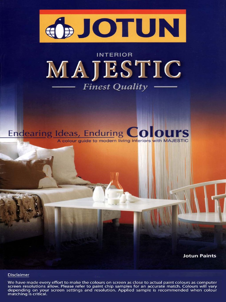 JOTUN Majestic - Catalogue PDF | PDF