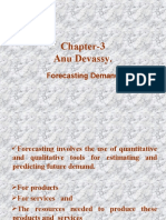 Chapter-3 Anu Devassy.: Forecasting Demand