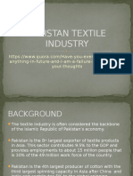 Pakistan Textile Industry