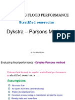 Evaluating Flood Performance: Dykstra - Parsons Method