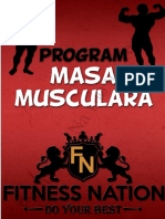 Program Masa Musculara PDF