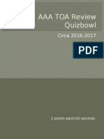 AAA TOA Review Quizbowl