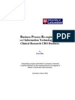 MBA Dissertation IT &amp; BPR for CRO