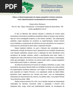 CASSIO-WOLLMAN Clima e a Des(Re)Organização Do Espaço Geográfico Eventos Extremos