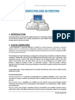 Cloud Computing and 3D Printing