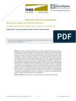 Análise Comportamental de Um Discurso de Autoajuda PDF