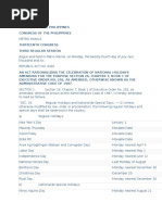 Proclamation 555 Holidays 2019 | PDF