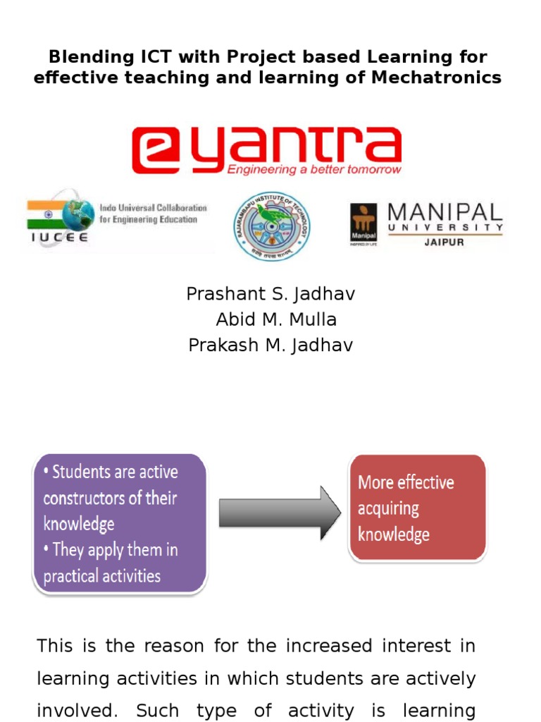 ICT-Enhanced Project-Based Learning in Mechatronics | PDF | Project ...