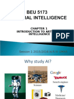 Introduction To Artificial Intelligence: Session 1 2015/2016:W.R.W OMAR
