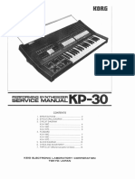 Korg kp-30 Service Manual