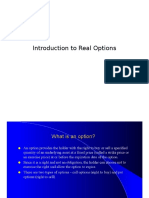 Introduction To Real Options