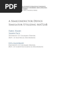 A Semiconductor Device Simulator Utilizing MATLAB: Fardi, Hamid Shawn Pace