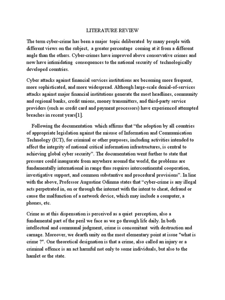 Review of related literature about criminology course picture