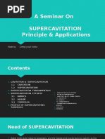 A Seminar On Supercavitation Principle & Applications