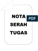 Nota Serah Tugas