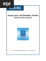 Temperature and Humidity Module: DHT11 Product Manual