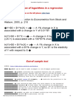 Log Interpretation Regression PDF