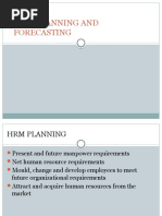 Unit 2 HRM Planning and Forecasting