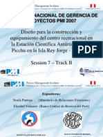 Exp Cientif PMI Peru Congreso 2007