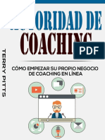 Autoridad de Coaching - Como Empezar Su Propio NegCoaching en Linea (Spanish Edition) - Terry Pitts