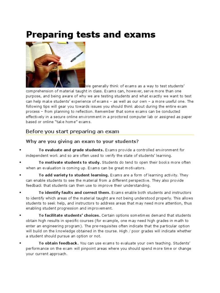 Effective Exam Preparation Strategies | PDF | Test (Assessment ...
