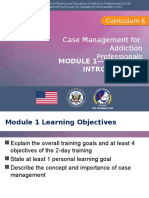 Case Management For Addiction Professionals: Module 1-Training