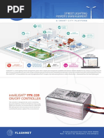 Street Lighting Remote Management: Intelilight® Fpx-220 On/Off Controller