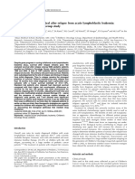 08. Factors Influencing Survival After Relapse From Acute Lymphoblas-tic Leukemia a Children’s Oncology Group Study