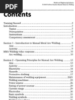 Routine Manual Metal Arc Welding