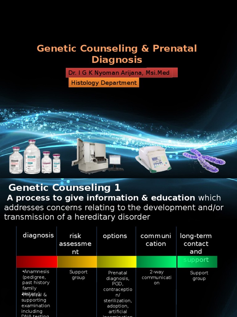 Genetic Counseling and Prenatal Diagnosis | PDF