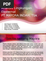 Analisis Eksternal PT Mayora Indah, Tbk.