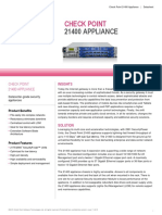 Chech Point 21400 Appliance Datasheet