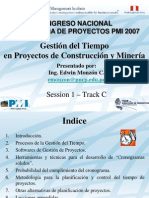 GTP Const y Min PMI Peru Congreso 2007