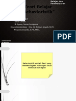 Teori Belajar Behavioristik