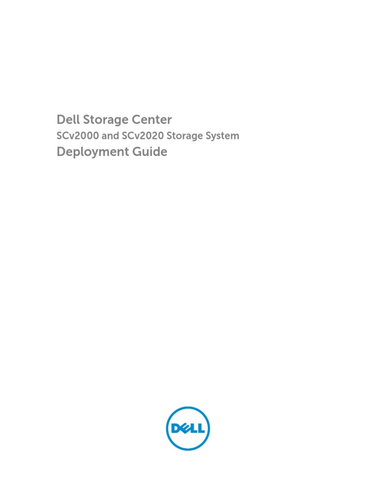 Storage-Sc2000 Deployment Guide En-Us | PDF | Network Switch | Usb