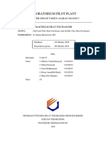 Pilot Plant Laporan Heat Exchanger