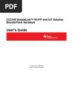 User'S Guide: Cc3100 Simplelink™ Wi-Fi and Iot Solution Boosterpack Hardware