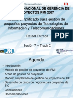 ModSimp TICs PMI Peru Congreso 2007