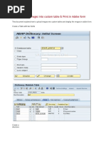 Upload Photosimages Into Custom Table & Print in Adobe Form