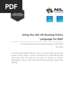 IOS XR Routing Policy Language
