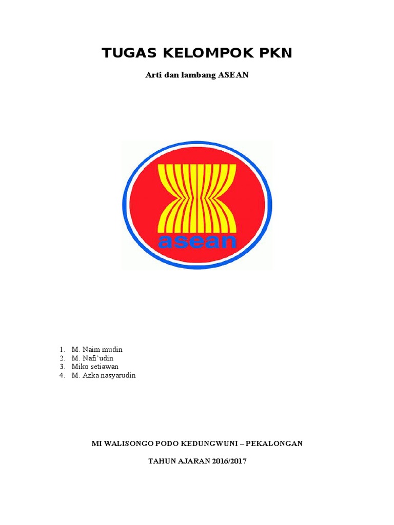 Warna Kuning Pada Batang Padi Dalam Lambang Asean Melambangkan