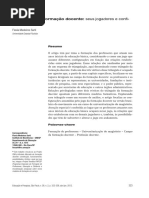 O Triângulo Da Formação Docente