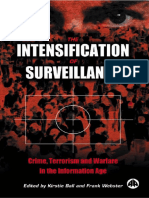 The Intensification of Surveillance - Crime, Terrorism and Warfare in The Information Age (2003) PDF