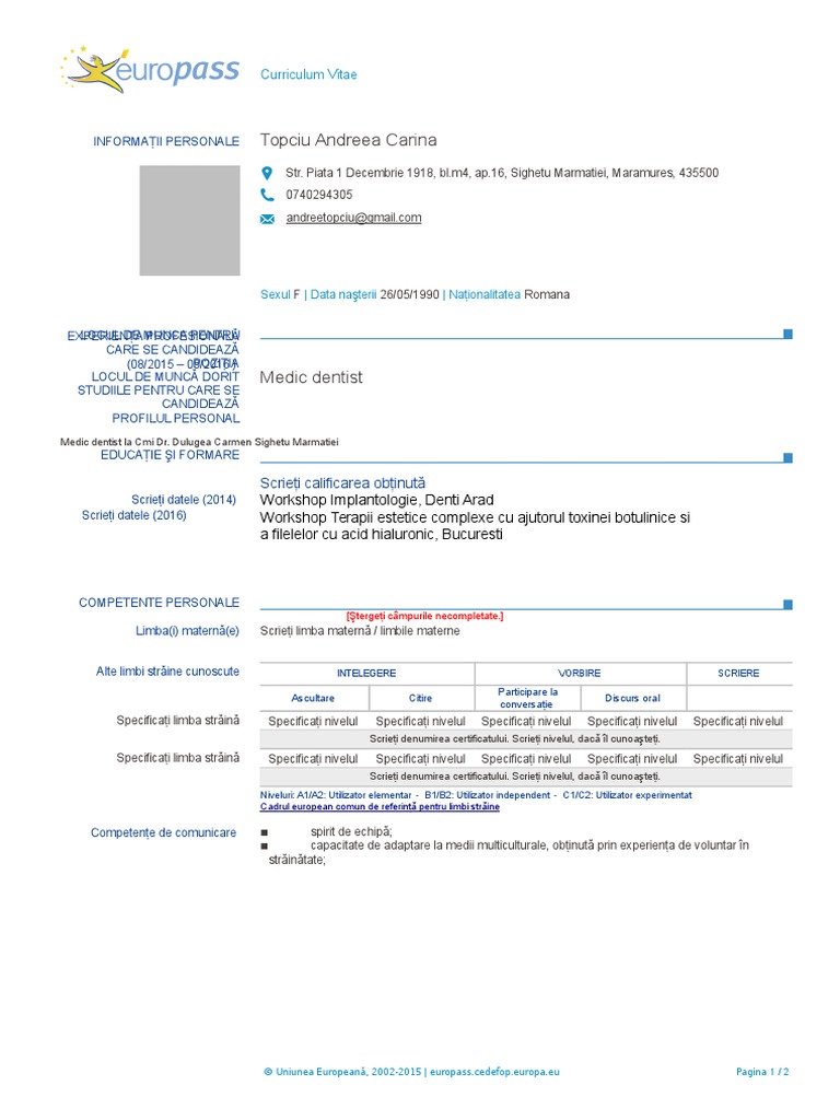 Cvtemplate 25 | PDF