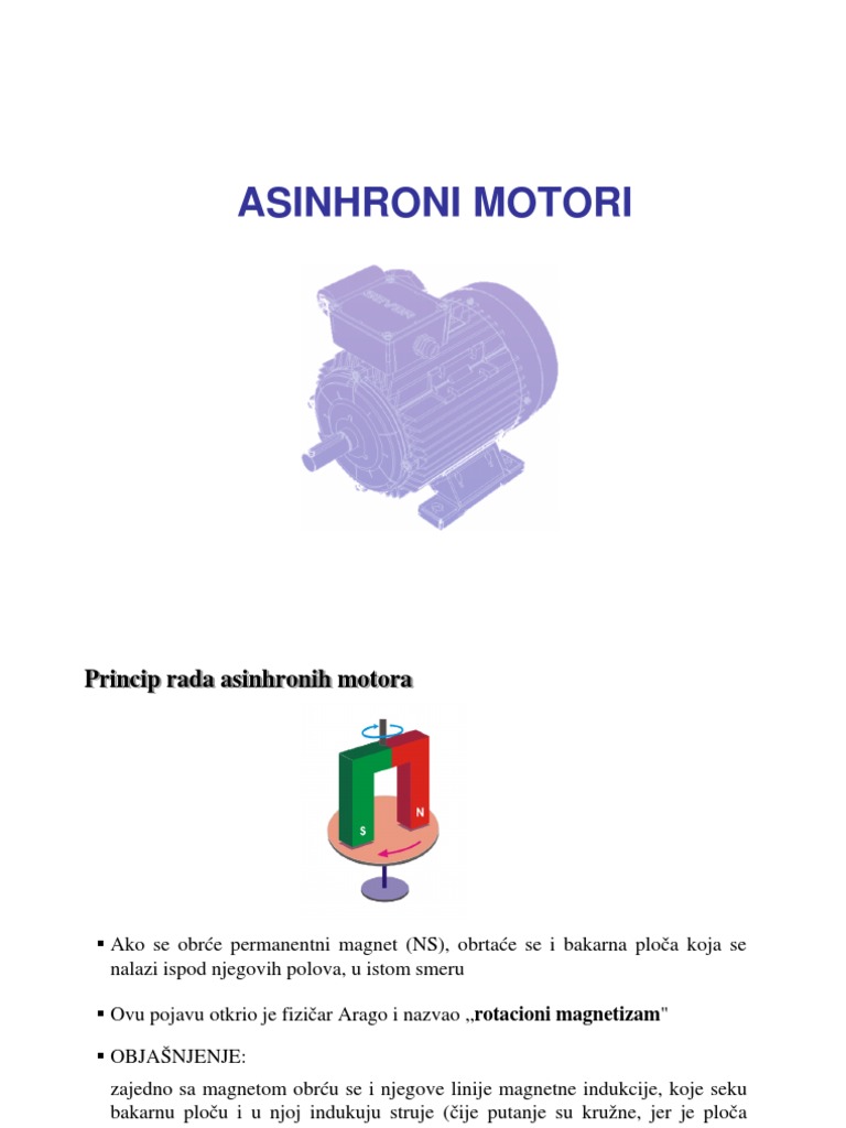 8-2 Asinhroni Motori PDF | PDF