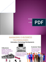 Enterprise and Global Management of E-Business Technology