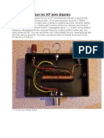 1:1 Voltage Balun For HF Wire Dipoles