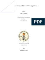 Plasmonics: Numerical Methods and Device Applications