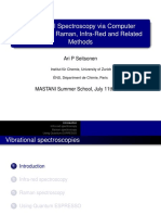 VibrationalSpectroscopies IR Raman Lecture Seitsonen